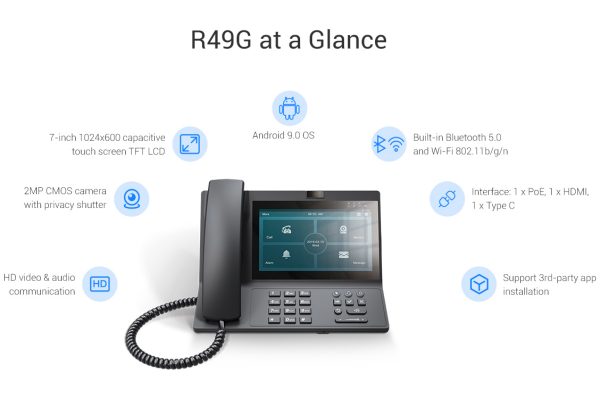 تلفن تصویری Akuvox VP-R49G (SIP Based Android Video Phone) - تصویر 4