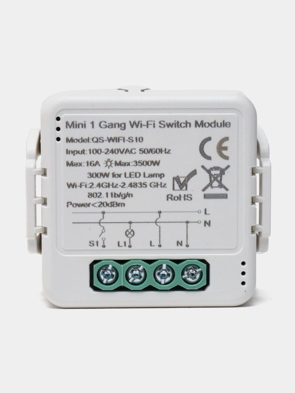 ماژول پرده زیگ‌بی 1 پل (Akubela 1 Gang Zigbee Curtain Module)