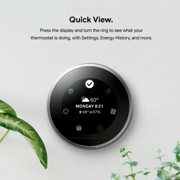 ترموستات هوشمند Google Nest Learning Thermostat نسل 3 - تصویر 3